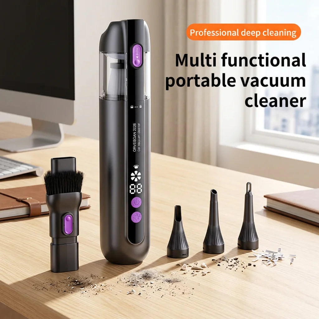 Vaccum Car Cleaner Battery Operated Portable Hand Held Powerful Folding 3 in 1 Wireless Collapsible Vacuum Cleaner
