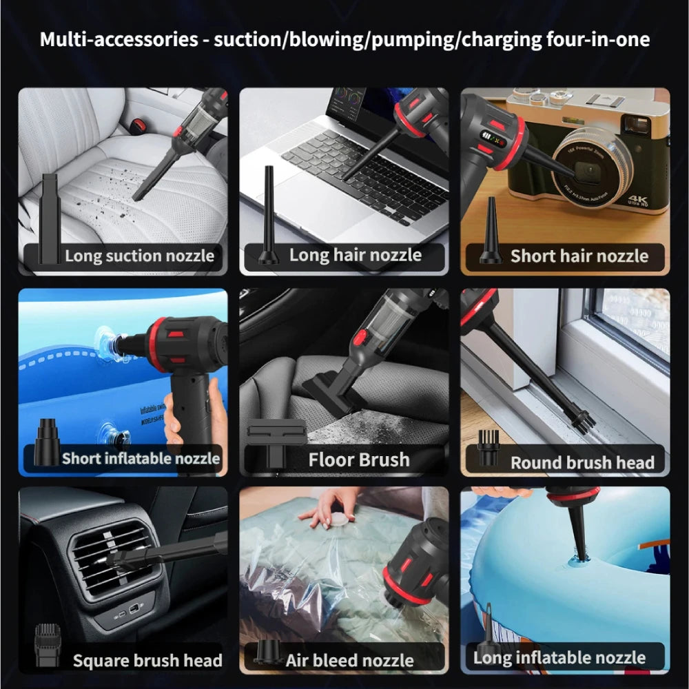 Powerful Mini Wireless Handheld Car Vacuum Cleaner