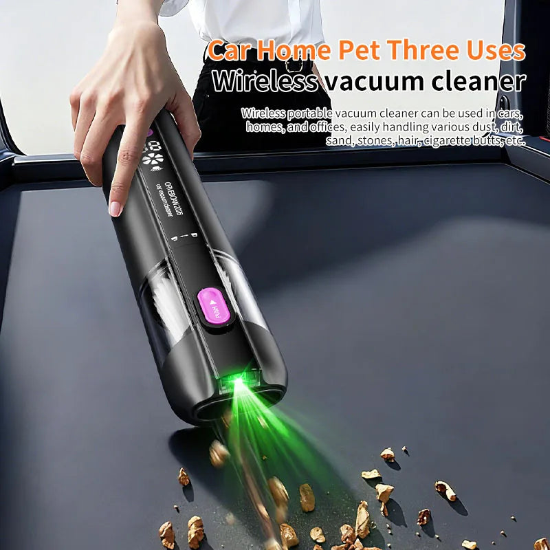 Vaccum Car Cleaner Battery Operated Portable Hand Held Powerful Folding 3 in 1 Wireless Collapsible Vacuum Cleaner