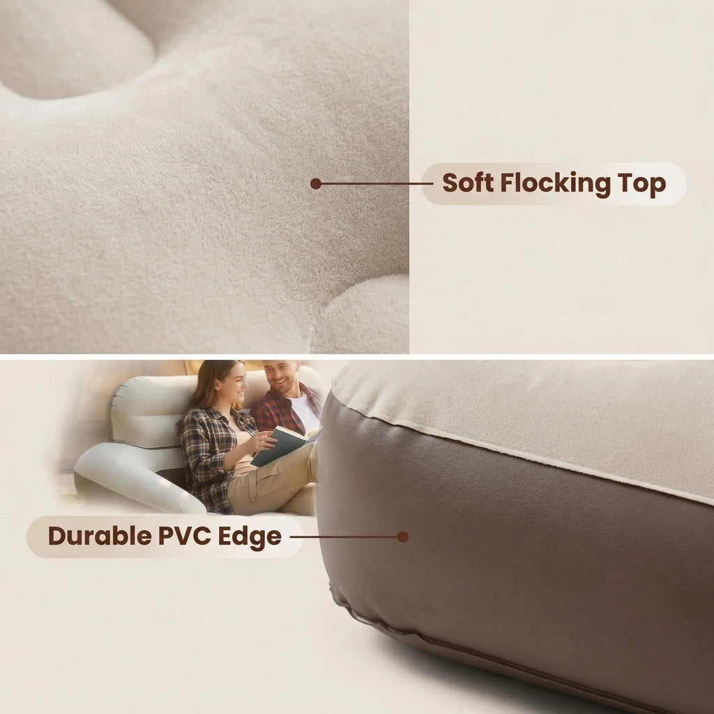 Portable Folding Home Indoor Reclining Airbed Outdoor Camping Sleeping Inflatable Bed air Mattress with Built in Pump